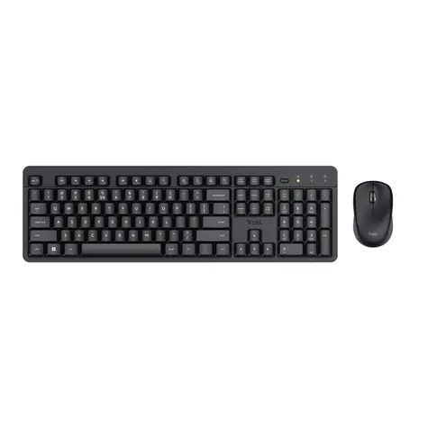 Trust Ody II (CZ/SK) schwarz / Kabelloses Tastatur- und Mausset / RF 2,4 GHz / CZ/SK-Layout