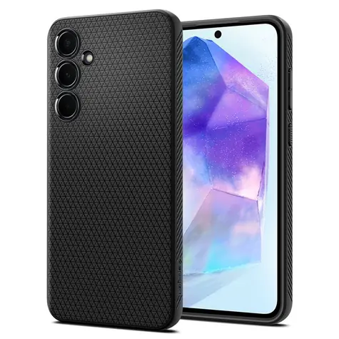 Spigen Liquid Air Schutzhülle für Samsung Galaxy A55 schwarz