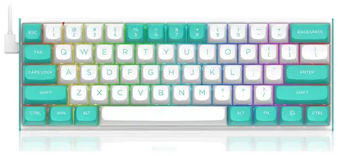 Redragon K683WB weiß / Gaming-Tastatur / mechanisch / Redragon Magnetic / USB / US