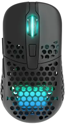 XTRFY M42 Wireless schwarz / kabellose Gaming-Maus / optisch / 19000 DPI / 6 Tasten / RGB / 2 Größen / 2,4 GHz
