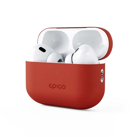 Epico Silikonhülle für Airpods Pro 2 rot