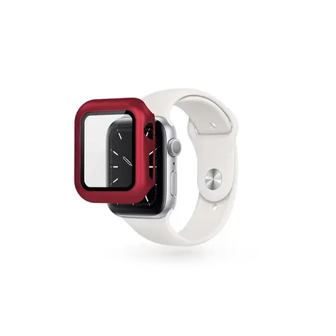 Epico Glass Schutzhülle für Apple Watch 4/5/6/SE (40 mm) rot