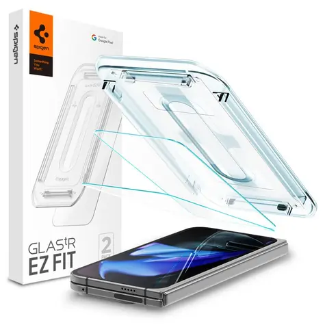 Spigen Glass tR EZ Fit Schutzglas für Google Pixel 9 Pro Fold 2 Stk