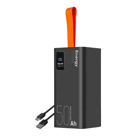 Obal:Me EnergyPulse Powerbank 50000mAh 22,5W schwarz