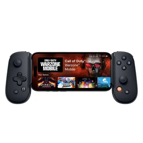 Backbone One Apple Edition Mobile Gaming Controller für Lightning 2nd Gen schwarz / Gaming Controller für Mobiltelefone
