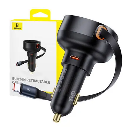 Baseus C00057802111-01 Enjoyment Pro Autoladegerät schwarz / USB-C / 60W