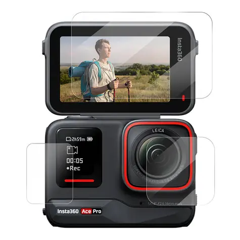 Telesin S6-FLM-02- TIS gehärtete Glasfolie für Insta360 Ace Pro