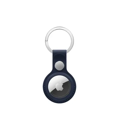 Apple Schlüsselanhänger aus FineWoven-Stoff auf AirTag - dunkelblau / Schlüsselanhänger