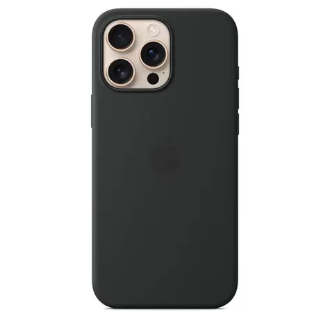 Apple Silikonhülle mit MagSafe für iPhone 16 Pro Max - Schwarz