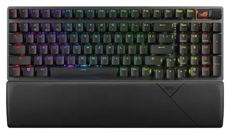Asus ROG STRIX SCOPE II 96 WL Schwarz / Gaming-Tastatur / Mechanisch / Kabellos / ROG NX Snow Switches / US