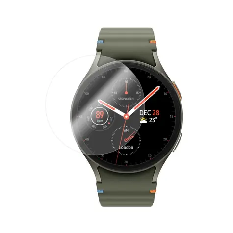 FIXED Schutzglas aus gehärtetem Glas für Smartwatch Samsung Galaxy Watch 7 (44 mm), 2 Stück in einer Packung, klar