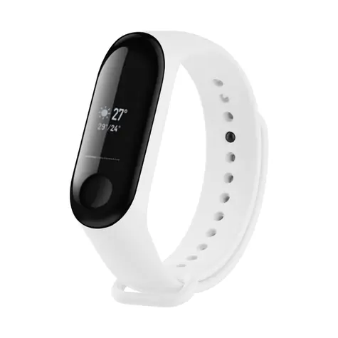 FIXED Silikonarmband Silikonarmband für XIAOMI Mi Band 3/4 weiß