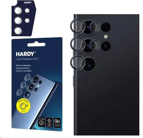 3mk HARDY Lens Protection Pro Kameraglas für Samsung Galaxy S24 Ultra Schwarz