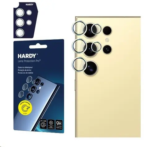 3mk HARDY Lens Protection Pro Kameraglas für Samsung Galaxy S24 Ultra Gelb