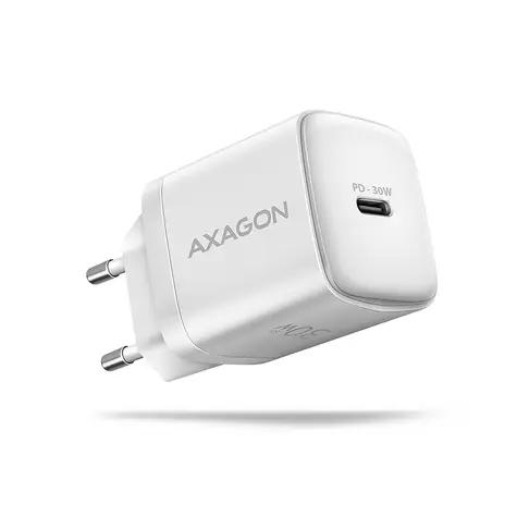 Axagon ACU-PD30W weiß / Netzladegerät / 1x USB-C / 30W