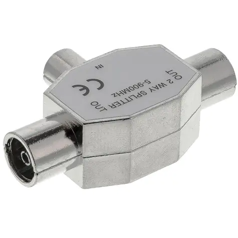 Sencor SAV 124-000 Antennensplitter 1M-2F / Nickel