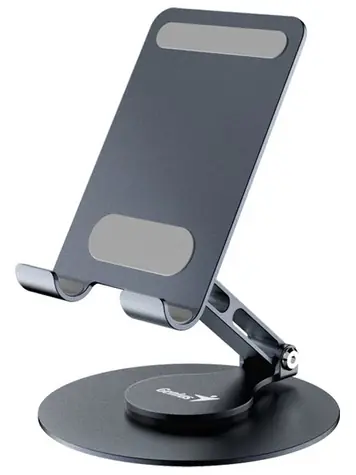 Genius G-Stand M100 tragbarer Ständer für Telefon/Tablet 4"-10" schwarz / 360° drehbar / neigbar