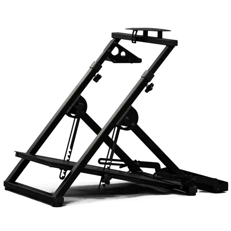 Nitro Concepts C-Racer Schwarz / Zusammenklappbares Home-Sim-Racing-Rig / Für Moza & Thrustmaster & CAMMUS Bases & mehr 