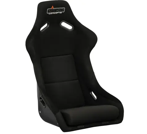 Nitro Concepts R300 Schalensitz schwarz / Sitz für Rennsimulatoren / für E-Racer-Modelle 