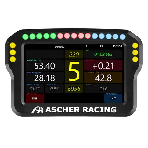 Ascher Racing Dashboard 4" / Lenkraddisplay / 800x400 / 60Hz / USB-C