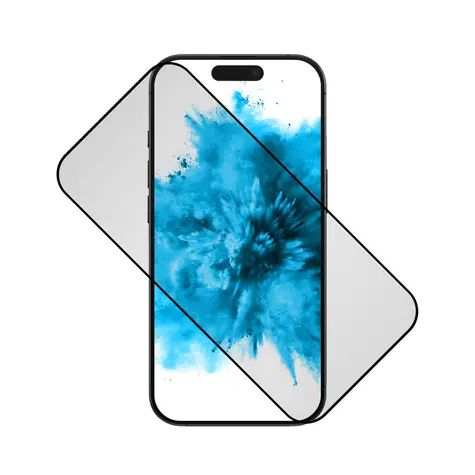 FIXED Privacy Full-Cover gehärtetes Glas für Apple iPhone 16 Pro Max Schwarz / Full Screen Bonding