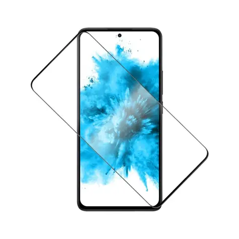 FIXED Schutzhülle aus gehärtetem Glas Full-Cover für XIAOMI Redmi Note 14 5G schwarz