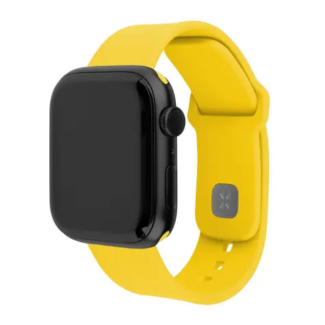 FIXED Silicone Sporty Strap Set für Apple Watch 38/40/41mm gelb