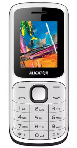 Aligator D210 Dual Sim weiß-schwarz