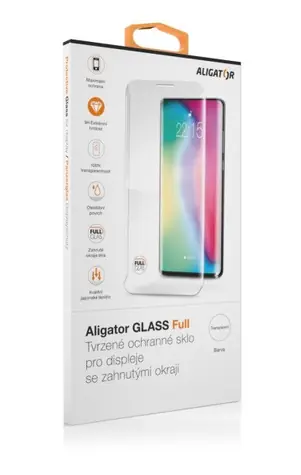 Aligator Displayschutz GLAS VOLLSTÄNDIGE ABDECKUNG Samsung Galaxy A6 PLUS schwarz