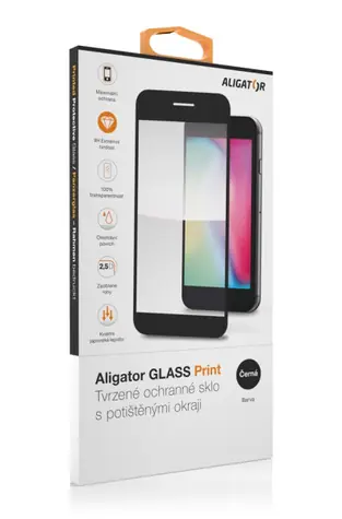 Aligator GLASS PRINT Displayschutzfolie Infinix Hot 20i / schwarz