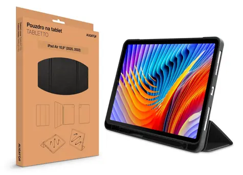 Aligator Tablet-Hülle für iPad Air 10,9" (2020, 2022), schwarz
