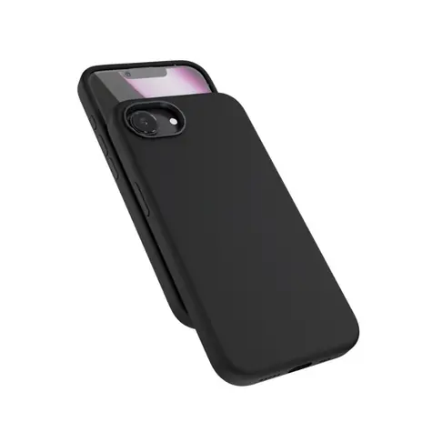 Epico Mag+ Silicone Case Pro Backcover für Apple iPhone 16e schwarz