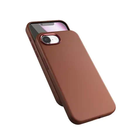 Epico Mag+ Leather Case Backcover für Apple iPhone 16e braun