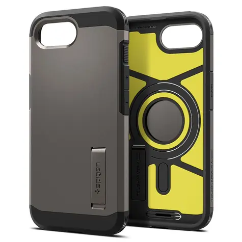 Spigen Tough Armor MagSafe Schutzhülle für Apple iPhone 16e gunmetal