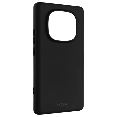 FIXED Story gummierte Rückabdeckung für XIAOMI Redmi Note 14 Pro 4G schwarz