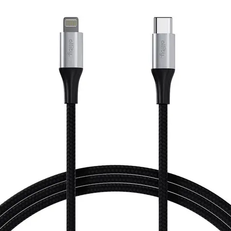Allity AUC-01 USB-C/Lightning Datenkabel 2m 27W schwarz