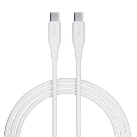 Allity AUC-02 Datenkabel USB-C/USB-C 2m 100W weiß