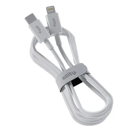 Allity AUC-03 Datenkabel USB-C/Lightning 1m 27W weiß
