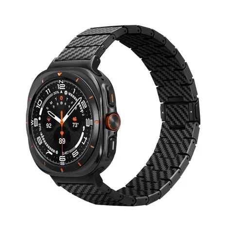 Pitaka Carbon Armband für Samsung Galaxy Watch Ultra schwarz / 22mm