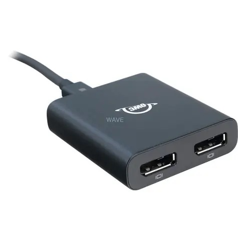 OWC Adapter Thunderbolt 3 Dual DisplayPort 4K / 30cm / DisplayLink / Unterstützt bis zu 8K