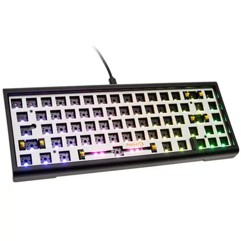 Ducky Tinker 65 Barebone Gaming Tastatur / ANSI-US-Layout / USB-C / 590g / schwarz 