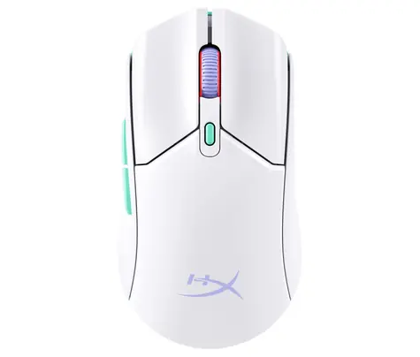 HyperX Pulsefire Haste 2 Core weiß / Kabellose Gaming-Maus / optisch / 12000DPI / 6 Tasten / USB / BT / 2,4GHz