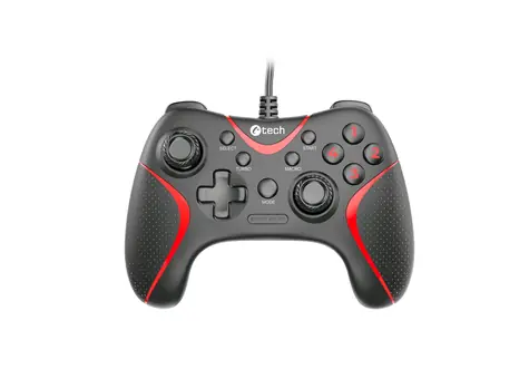 C-tech Theon Gamepad / kabelgebunden / USB / vibrierend / für PC und PS3 