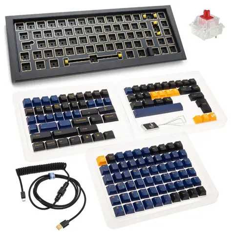Ducky Outlaw 65 Barebone / RGB / ANSI-Layout / 1100 g / schwarz 