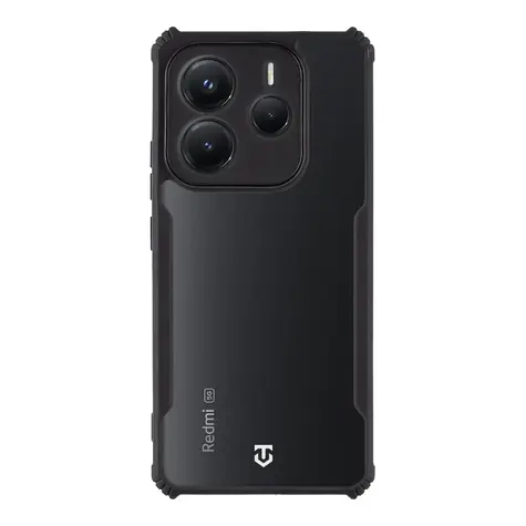 Tactical Quantum Stealth Hülle für XIAOMI Redmi Note 14 5G, transparent/schwarz