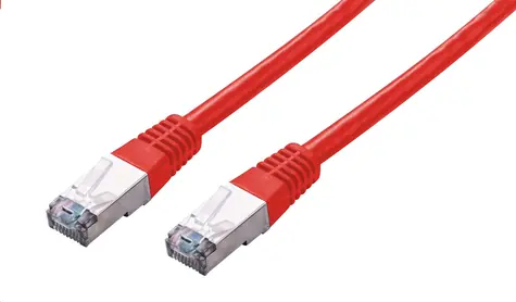 C-tech Patchkabel Cat5e FTP 0,25 m rot