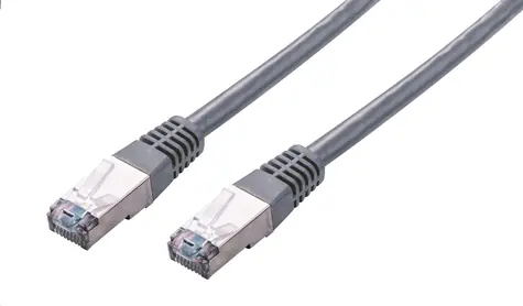 C-tech Patchkabel Cat5e FTP 0,5 m grau