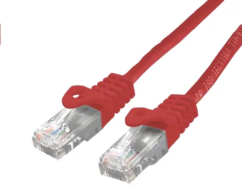 C-tech Patchkabel Cat6 UTP 0,25 m rot