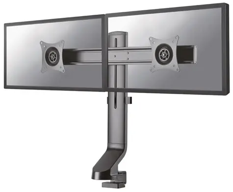 Neomounts FPMA-D860DBLACK / Halterung für 2 Monitore / Größe 10-27" / 75x75 - 100x100 / Tragkraft 7 kg