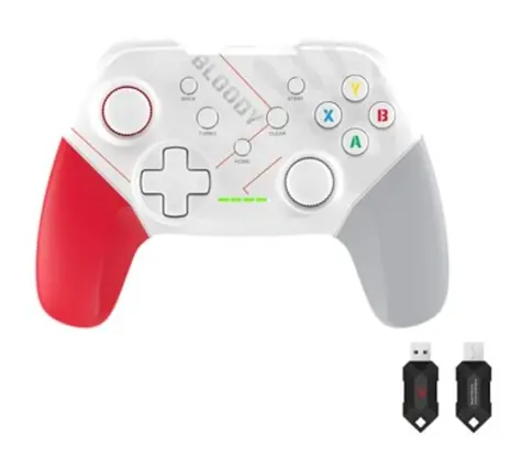 A4Tech Bloody GPW50 weiß / Gamepad / PS3 / PC / Android / 2,4GHz / USB-C